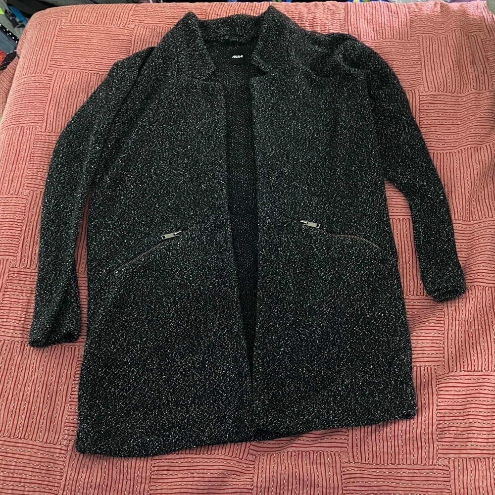 Women’s XS Ardene cozy long open sweater with pockets